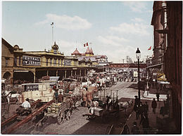 Central Railroad of New Jersey's Liberty Street Ferry Terminal in New York City, ca. 1900 Detroit Photographic Company (0620).jpg