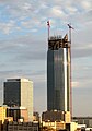 Der Turm nach Erreichen der Endhöhe, September 2011