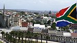 These houses face the northern side of the Donkin Reserve. They stand in a terraced row on a steep hill, each one slightly lower than the one above it. These houses constitute a typical Victorian-style terrace, especially remarkable for the manner in whi.[clarification needed] These houses are an outstanding example of Victorian architecture and contribute to the traditional aspect of that part of the city.