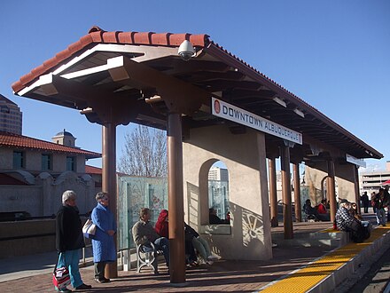 The Rail Runner station