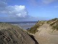 Formby Beach sand dunes