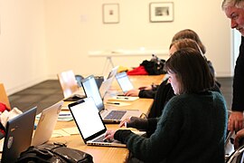 New editors learn about Wikipedia, Edit for Equity event, Wellington
