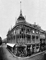 Erstes Althoff-Warenhaus um 1905 in Essen, Limbecker Straße / III. Hagen