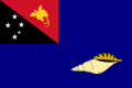 Bandera de la provincia de Nueva Bretaña del Oeste, Papúa Nueva Guinea Imaxe:Flag