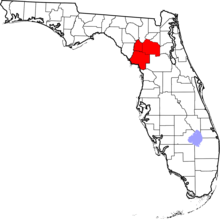 Locator map of the Gainesville Metropolitan Statistical Area in the ...