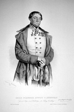 Георг-Август фон Ауенфельс Литография Иозефа Крихубера.