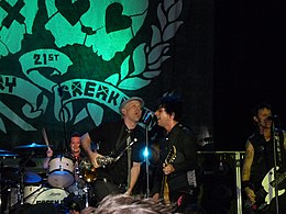 Green Day live i Berlin den 7 maj 2009.
