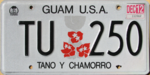 Номерной знак Гуама 2012 TU 250.png