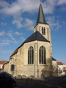 Chevet de l'église.