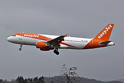 Airbus A320-200 der easyJet Switzerland