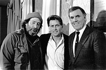 Homeless Advocate Mitch Snyder, Actor Martin Sheen, Mayor Raymond L. Flynn 1987.jpg