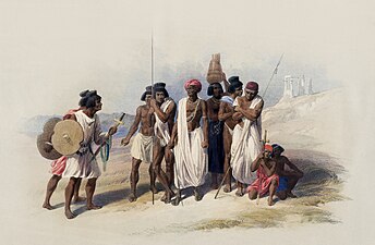 171. Grupo de nubios en Wady Kardassy.