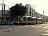 An inbound train at Taraval and 17th Avenue, 2017