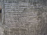 Inscription on the monument