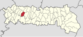 Location in Ialomița County