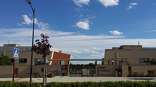 Vista del Jardín Botánico de Castilla-La Mancha desde la avenida de La Mancha