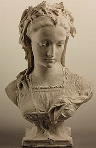 Jeune fille (1896), plâtre, musée des beaux-arts de Lyon.