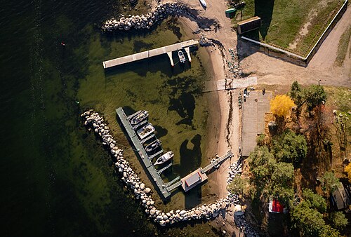 Droonifoto Käsmu majaka sadamast (2022)