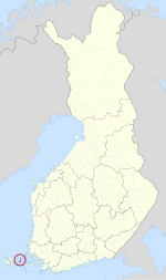 Location of Kumlinge in Finland