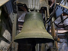 La plus petite cloche de l'ensemble campanaire.