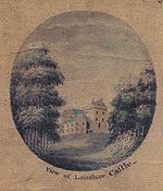 Lainshaw Castle in 1779