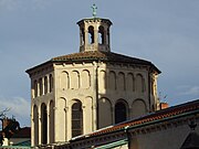 Coupole de l'église Saint-Paul. Le clocheton est postérieur.