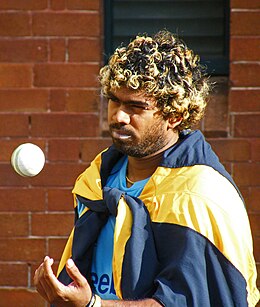 Photo de Lasith Malinga prise en 2010