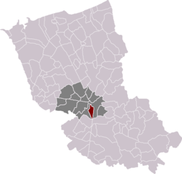 Location within the arrondissement of Dunkerque