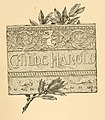 L. S. Ipsen, Half-title illustration, Childe Harold's Pilgrimage by Lord Byron, 1886