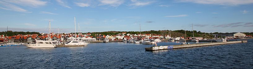 Panorama över hamnen