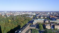 Malmö vista dal grattacielo Kronprinsen