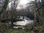 Río Mandeo ao seu paso pola Espiñeira.