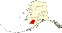 Locatie van Dillingham Census Area in Alaska