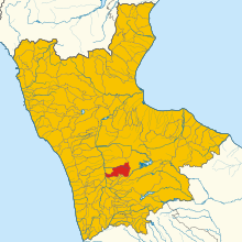 Localisation de San Pietro in Guarano