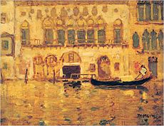 Venice, óleo sobre tela, cerca de 1910