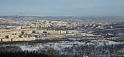 Veduta della città dall'Omni Hotel Murmansk