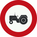 C8: No access for motor vehicles that cannot exceed 25 km/h (1966-1990)