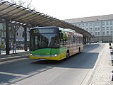 A Bus at the bus station of Oberhausen Hbf