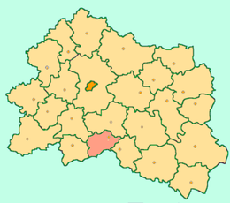 Glazunovskij rajon – Mappa