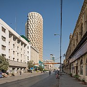 Karachi's downtown is centred on I. I. Chundrigar Road.