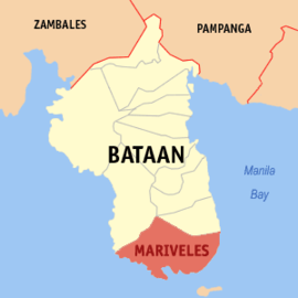 Mariveles na Bataan Coordenadas : 14°26'N, 120°29'E