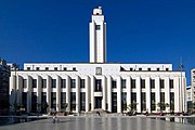 Façade sud vue de la place Lazare-Goujon