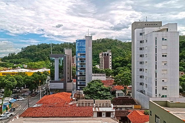 Aspecto do Horto visto de um prédio na Avenida Castelo Branco