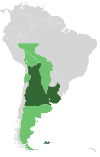 Location of La Plata