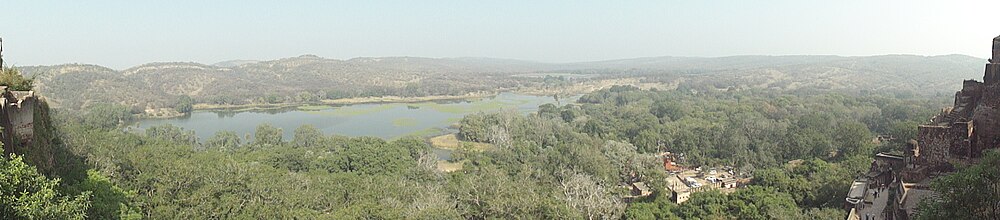 Panorama dhyworth dinas Ranthambore