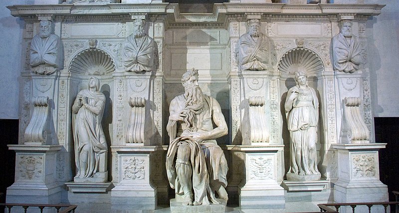 Archivo:Rome-Basilique San Pietro in Vincoli-Moïse de Michel Ange.jpg