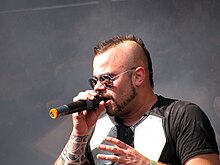 Joakim Broden performing at Global East Rock Festival in Ukraine 2010 Sabaton at Global East Rock Festival 2010 (2).jpg