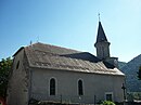 Le chevet et le clocher de l'église