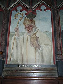 St. Malo (Maclovius), first Bishop of Aleth.