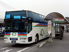 西武高原バス（軽井沢駅にて）